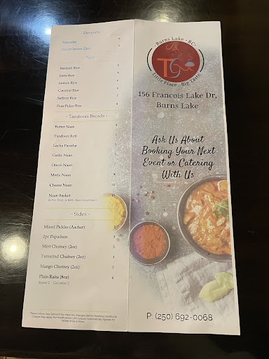 Photo of Tandoori Grill & Pizza Please - 156 Francois Lake Dr, Burns Lake, BC V0J 1E0
